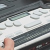 A person operating a voice recorder
